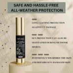 All in One Tinted Moisturizer SPF 50+ offering hydration, sun protection, and a radiant, flawless finish.