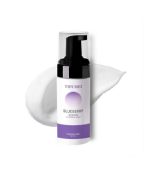 Blueberry Antioxidant Cleanser applied to the skin for a refreshing, brightening cleanse.