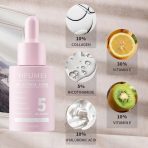 Age Defense Serum 5 in 1 bottle with anti-aging benefits, targeting fine lines, wrinkles, and skin elasticity